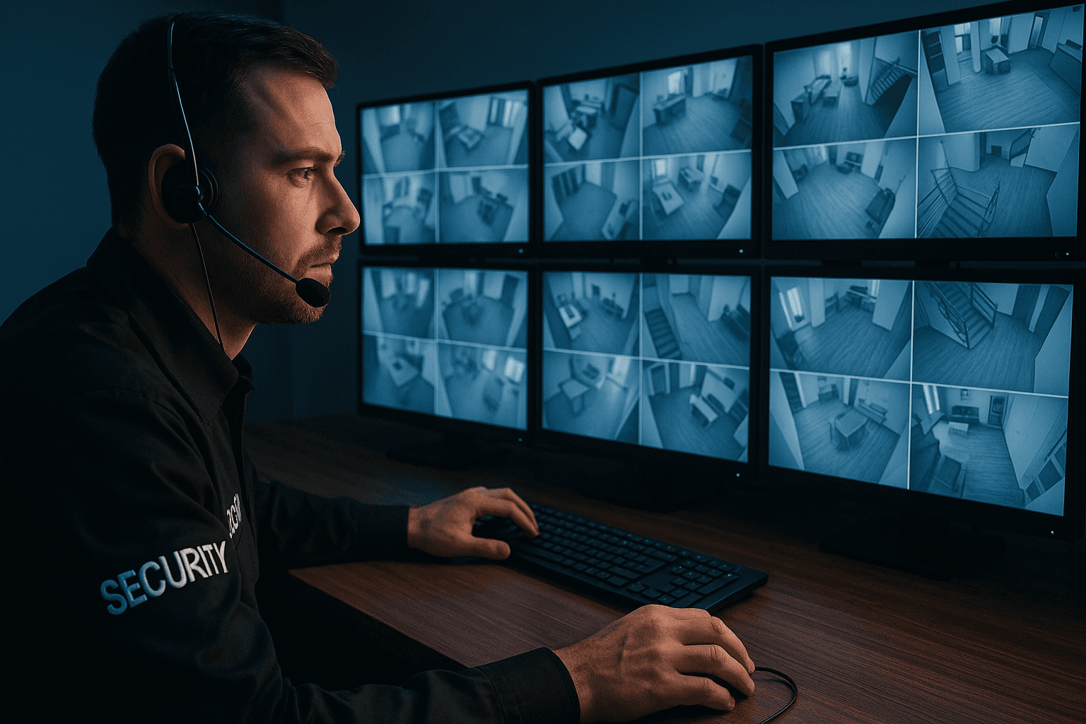 CCTV Monitoring Background