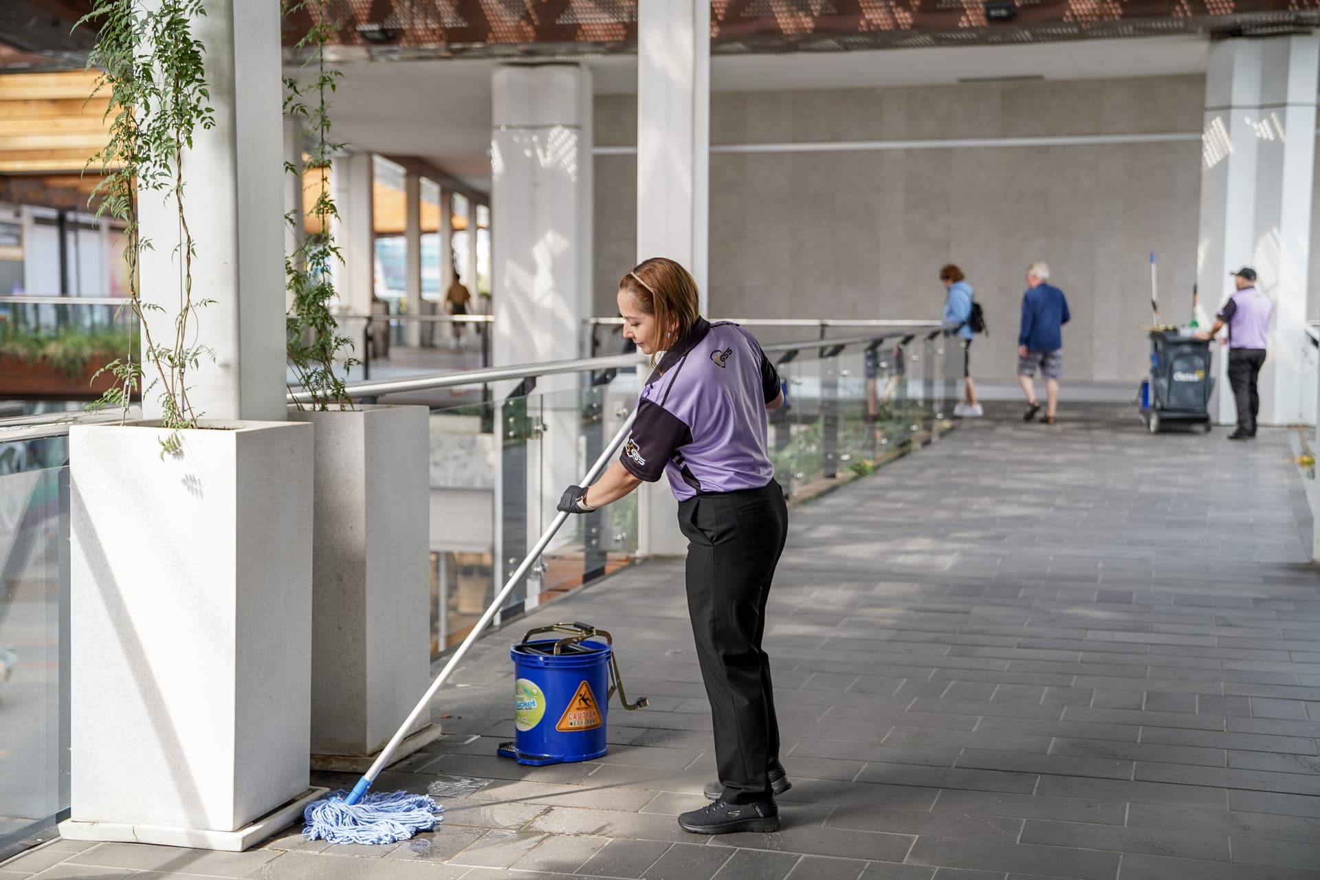 Commercial Cleaning Background